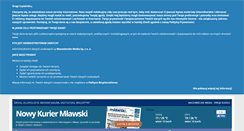 Desktop Screenshot of kuriermlawski.pl